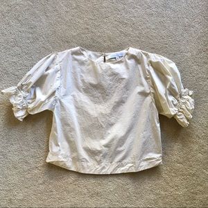 Arum Camille Puff Sleeve Blouse from Poketo